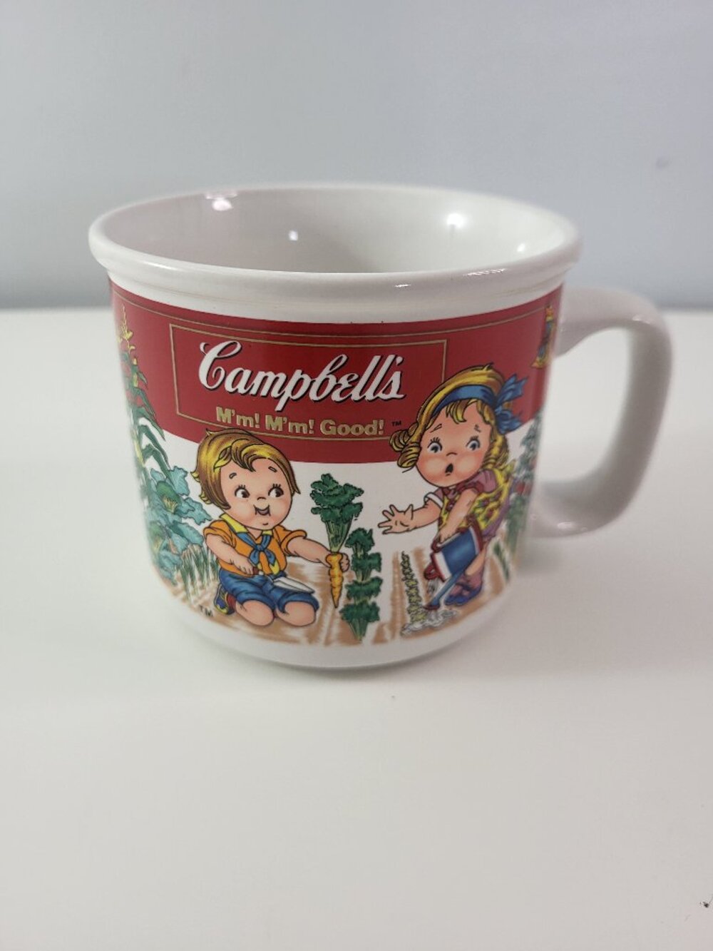 Vintage 1993 Campbell’s Soup Kids Gardening Coffee Mug Westwood Ceramic Cup